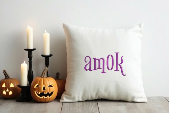 Amok Embroidery: Witchy Retro for Small Business Branding