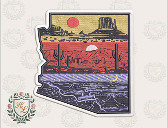Arizona State Embroidery Files