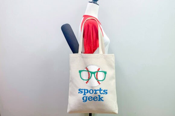 Baseball Geek Applique Embroidery