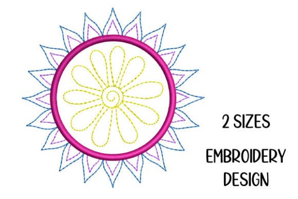 Mini Mandala Blossom Embroidery